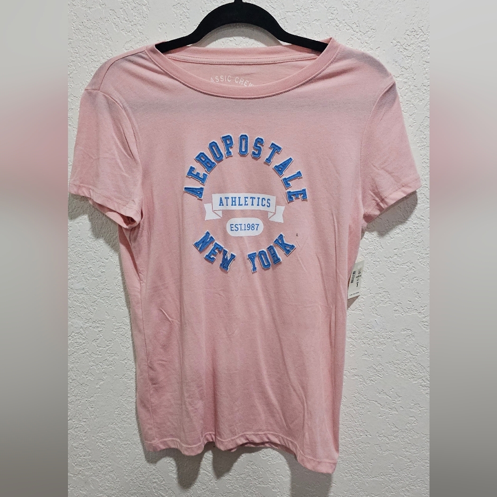 Aeropostale Pink Peach Graphic T-Shirt